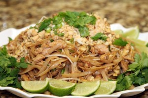 Pad Thai at Taste of the Mountains Cooking School (Stillman Rogers Photography)